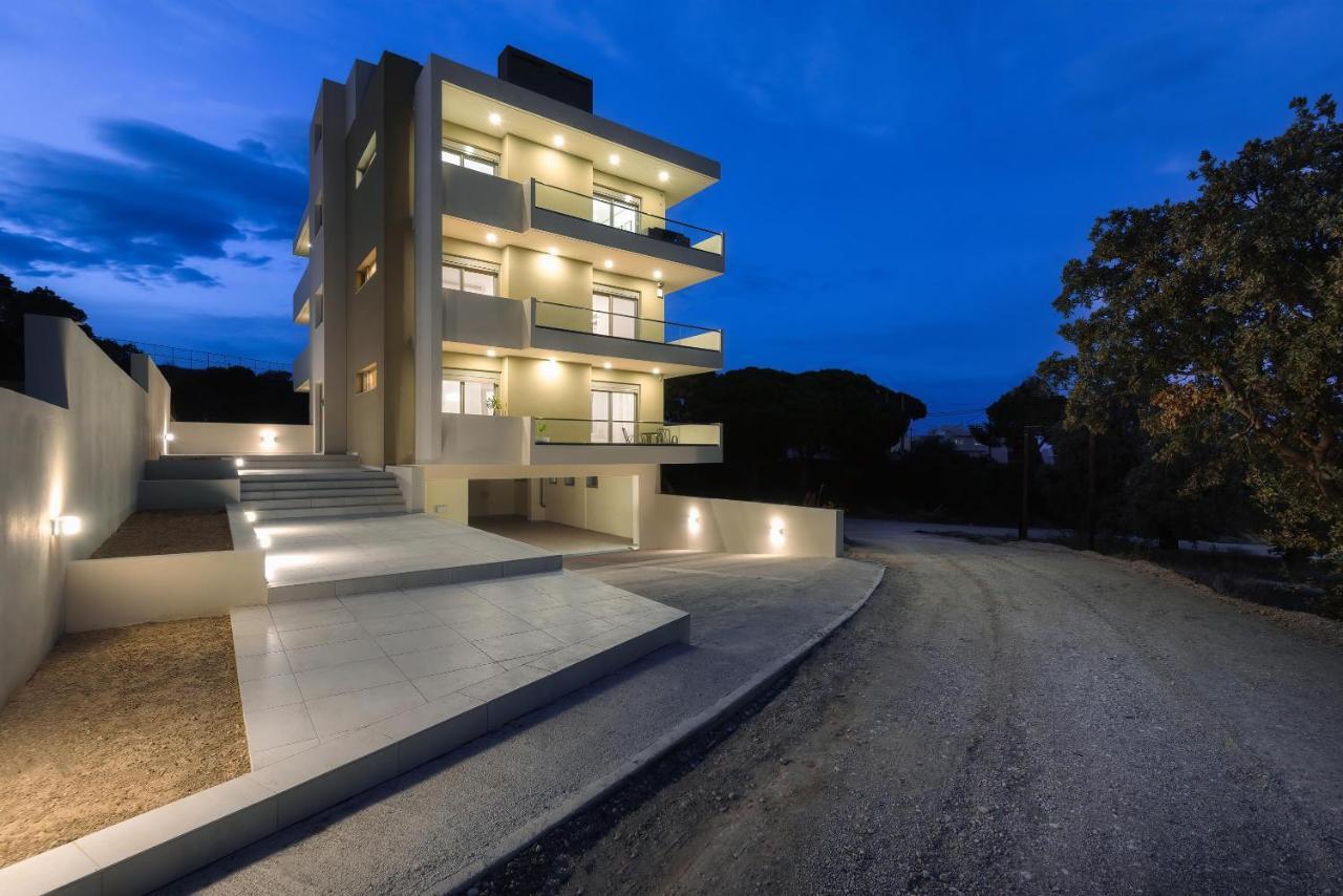 Апартаменты Panorama Luxury Penthouse Иксиа Экстерьер фото